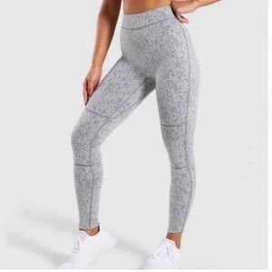 GYMSHARK Fleur Texture Leggings Size XS